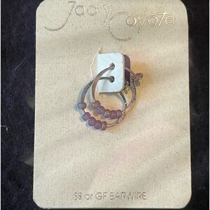 Jody Coyote Hoop Earrings